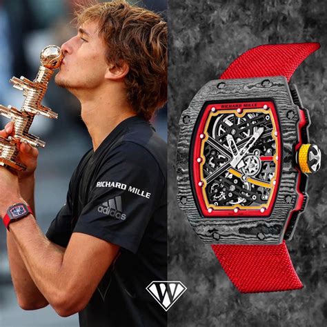 richard mille alexander zverev|richard mille 67 02 price.